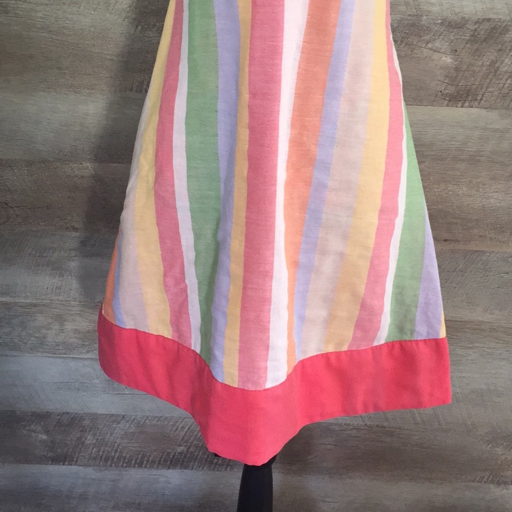 Rainbow Striped Sweet Summer Dress - Picture 2 of 6